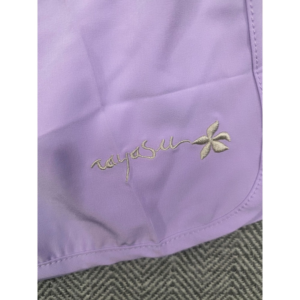 Raya Sun Womens Purple Dolphin Hem Athletic Running Shorts Size S Small Lavender - Picture 5 of 11